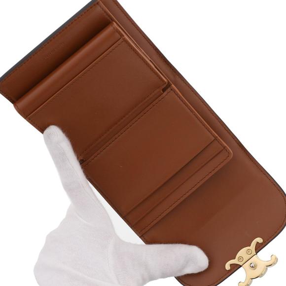 CELINE Small Wallet Trifold Triumph - Picture 6 of 8